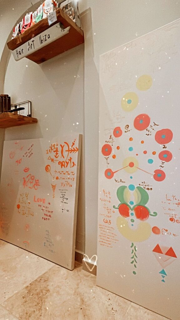 Voorbeeld van hoe mijn salon eruit ziet kunst
